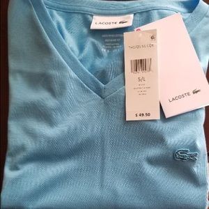 Men’s Lacoste Ocean Blue tee